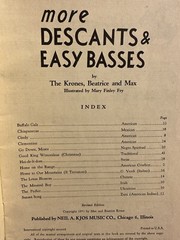 More Descants And Basses THE KRONES: Beatrice & Max 6×9 Inches