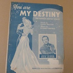 songsheet YOU ARE MY DESTINY Dick James , 1951