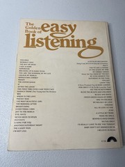 Pop Sheet Music The Golden Book of Easy Listening Piano Music Song Book