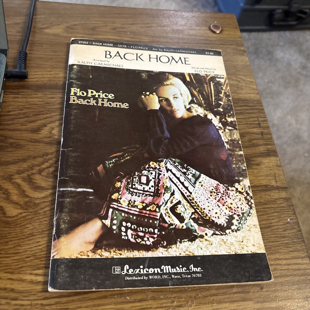 Back Home SATB Ralph Carmichael , Flo Price Choral Book 37552