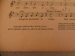 La Veuve Joyeuse Music by Franz Lehar at Theatre Apollo Max Eschig Paris 1909 VG