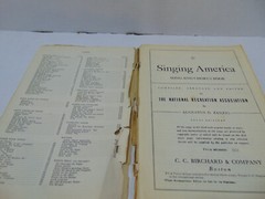 Singing America Song & Chorus Book (C.C. Birchard &Co., 1951)National Recreation