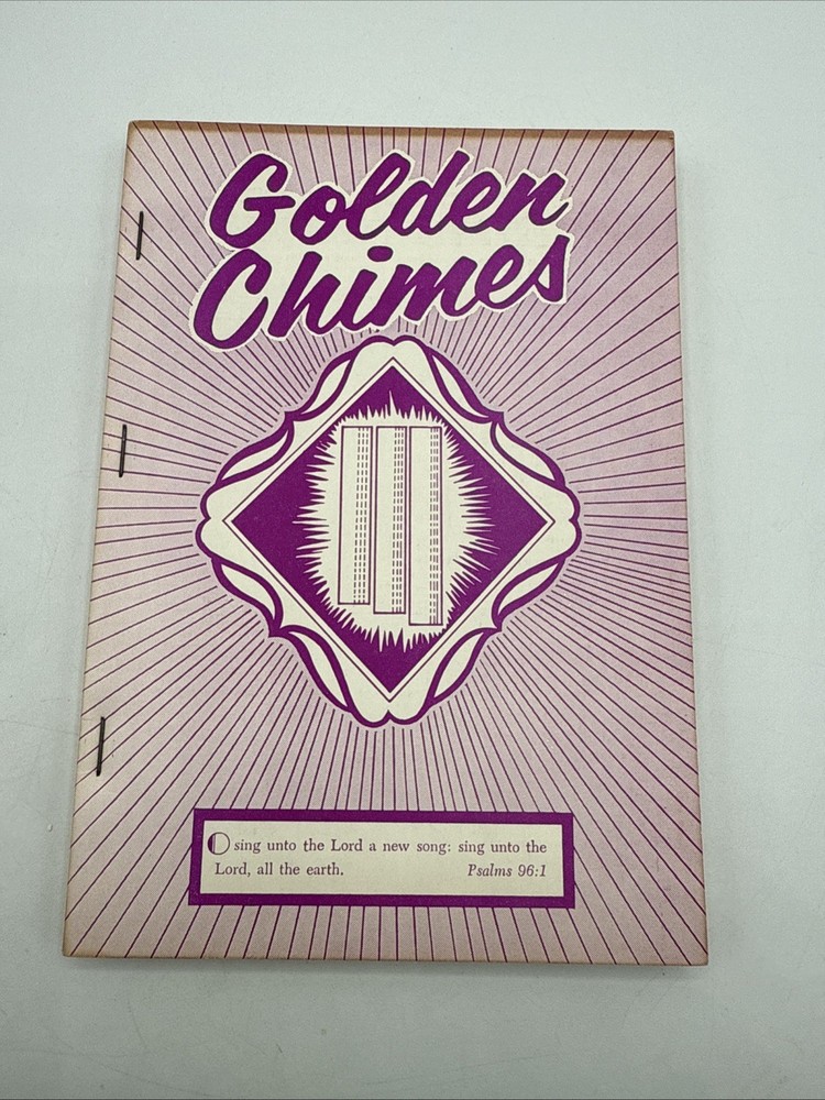 Vintage 1959 “Golden Chimes” Stamps-Baxter Hymnal Song Book Shape Note