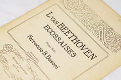 Ludwig Van Beethoven 1925 Antique Sheet Music Ecossaises