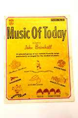 1960&rsquo;s MUSIC OF TODAY – Piano No. 61 Arranged by John Brimhall 19 pages. Nice.