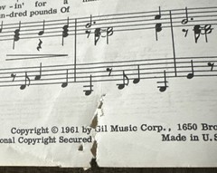 1961 Vintage The Americana Fabulous Folk Songs – 62 songs