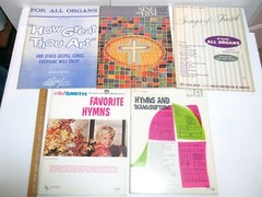 Vtg Lot 10 All Organ Songbooks Hymns Christmas Pop Folk Music Books