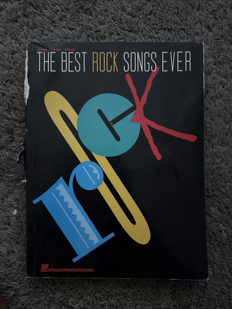 Best ROCK Songs Ever Sheet Music Book for Piano Vocal Guitar 2nd Ed 248 Pages EC