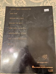 TRACY CHAPMAN Sheet Music Songbook c 1988