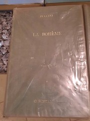 LOT of (5) Vintage Hardcover Vocal Scores – Verdi, Puccini, Mascagni