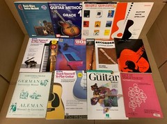Lot of 10 Music Sheet Choral Lessons Chord Song Guitar Piano Book Set RANDOM Mix