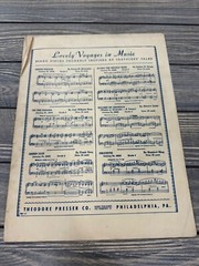 « Mountain Journey » Prelude Piano Sheet Music By N. Louise Wright 1946 Theodore P