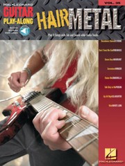 Hair Metal Sheet Music Guitar Play-Along Book and Audio NEW 000699660