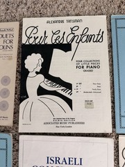Lot Of 6 Piano And Violin Sheet Music Vintage