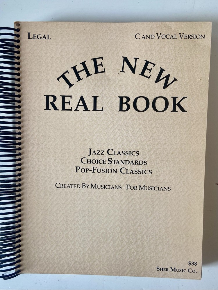 Sher Music Co. The New Real Book C/Vocal Spiral-Bound Jazz Piano/Voice Songbook