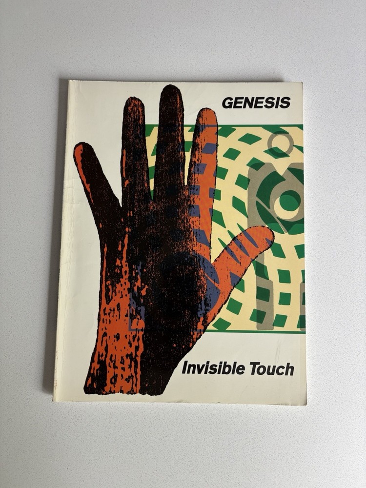 Genesis Band Invisible Touch Songbook Sheet Music 1986 Sheet Music Book