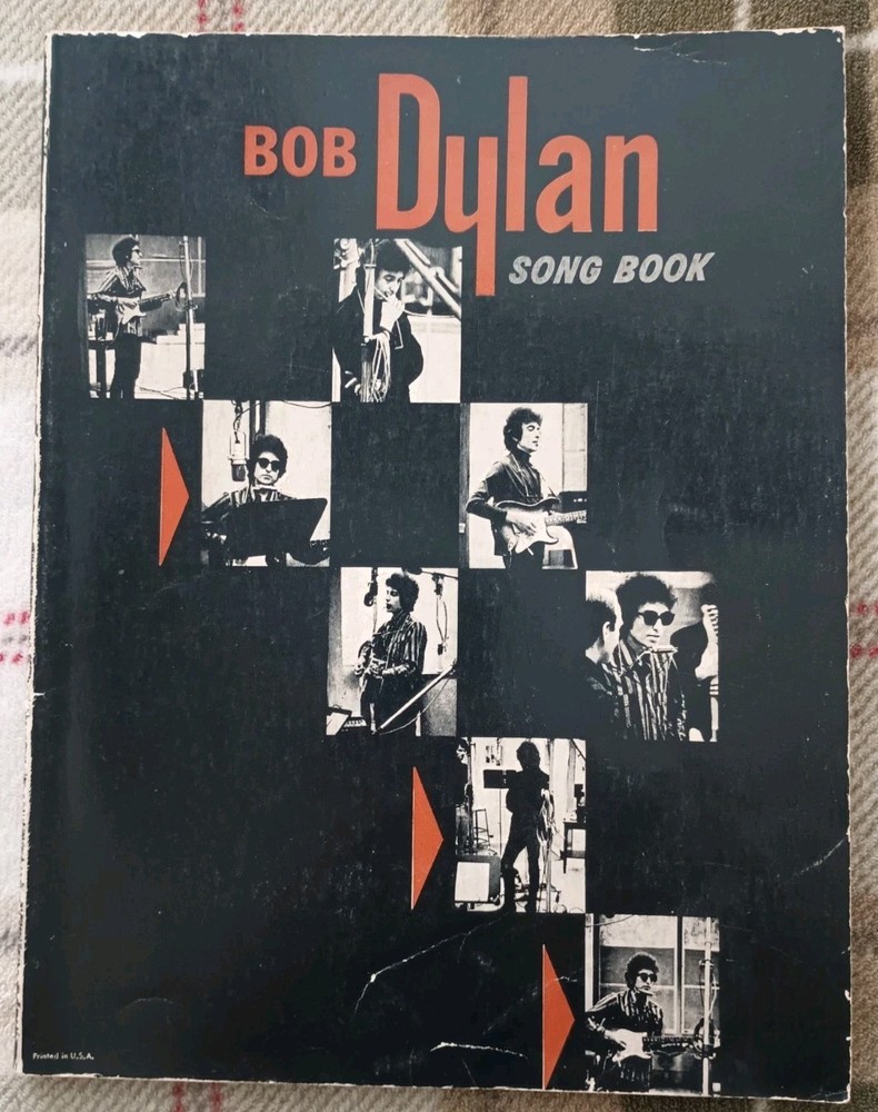 BOB DYLAN vintage Song Book sheet music softcover 1960s 144 PAGES