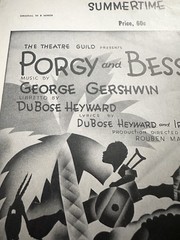 1935 Porgy and Bess SUMMERTIME Sheet Music George Gershwin A Minor/B Minor