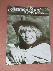 VTG 1974 sheet music solo: « Annie&rsquo;s Song » by John Denver, Cherry Lane Music, VG!
