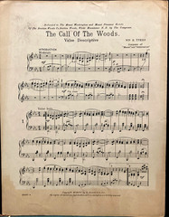 Antique 1915 Sheet Music~African American Composer Wm. Tyers~Hawaiian~Admiration