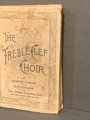 The Treble Clef Choir A Collection Of Music For Female Voices 1894 Song Book