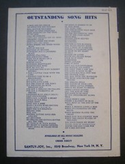 Sparrow In The Tree Top by Guy Mitchell sheet music