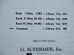1928 HANON The Virtuoso Pianist; SCHIRMER&rsquo;S Musical Library 60 Exercises Vol 925