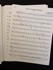 Second Connecticut Regiment Concert Band Complete Set Score Parts CD Reeves
