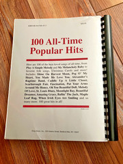 100 All-Time Popular Hits Complete Words & Music Songbook~Piano & Guitar Chords