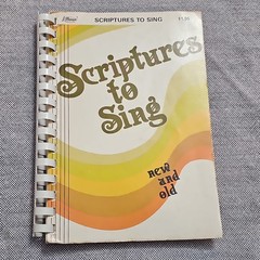 Lillenas Scriptures to Sing New & Old – Piano Song Book – Religious & Devotional