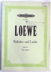 Loewe Balladen und Lieder Band II Tiefe Stimme Edition Peters #2961b