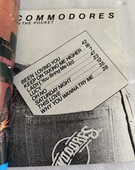 1981 Commodores Lionel Richie In the Pocket Piano Vocal Chords Songbook