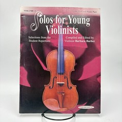Solos for Young Violinists Volume 2 Sheet Music Violin & Piano Barbara Barber