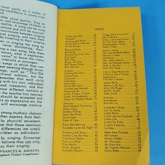 VTG Sing Together Children Song Book 1960 Americana Music World Around Rec Co-op
