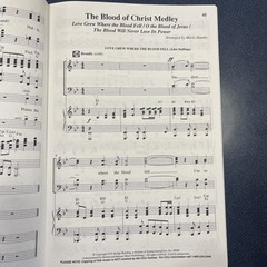 Lot Of 13 Choral Music Books “Power Medleys” Christian Songs