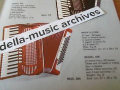 EXCELSIOR ACCORDION 1960&rsquo;s/70&rsquo;s FULL COLOR CATALOG FROM ITALY *RARE NOS