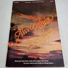 Alive Again Ron & Patricia Owens Piano Vocal Choir Christian Songbook Music Vtg