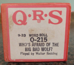 QRS Music Word Player Piano Rolls PICK FROM A LIST – ASSORTED TITLES ALL TESTED