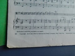 Telemann: Concerto in G major for Viola and Piano – 1956 sheet music – Intl Musi