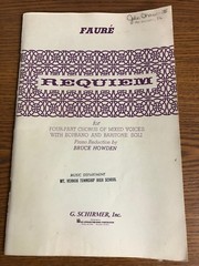 MVTHS – Requiem – Sheet Music