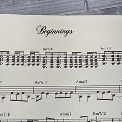 Chicago Beginnings Sheet Music Piano Vocal Guitar Vtg 1970