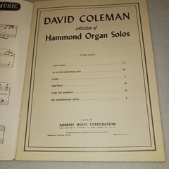 Hammond Organ Music Lot 5 Music Books Coleman Crawford Mills Harms Sacred Songs