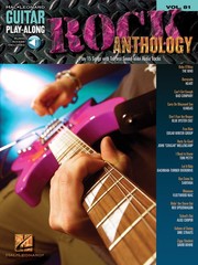 Rock Anthology Guitar Play-Along Vol 81 Tab Sheet Music Songs Book Online Audio
