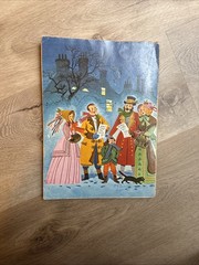 1957 *RARE* Simon and Schuster Favorite Christmas Carols Book Sheet Music