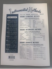 Rubank Ensemblists Repertoire Ensemble Classics for Clarinet Quartet Book 1