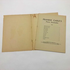 Frankie Carle Piano Serenades 1941 Book Of Music For 11 Songs 9×12 inches 36 pgs