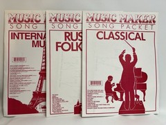 Music Maker Song Packet Lot – International, Russian Folk, Classical