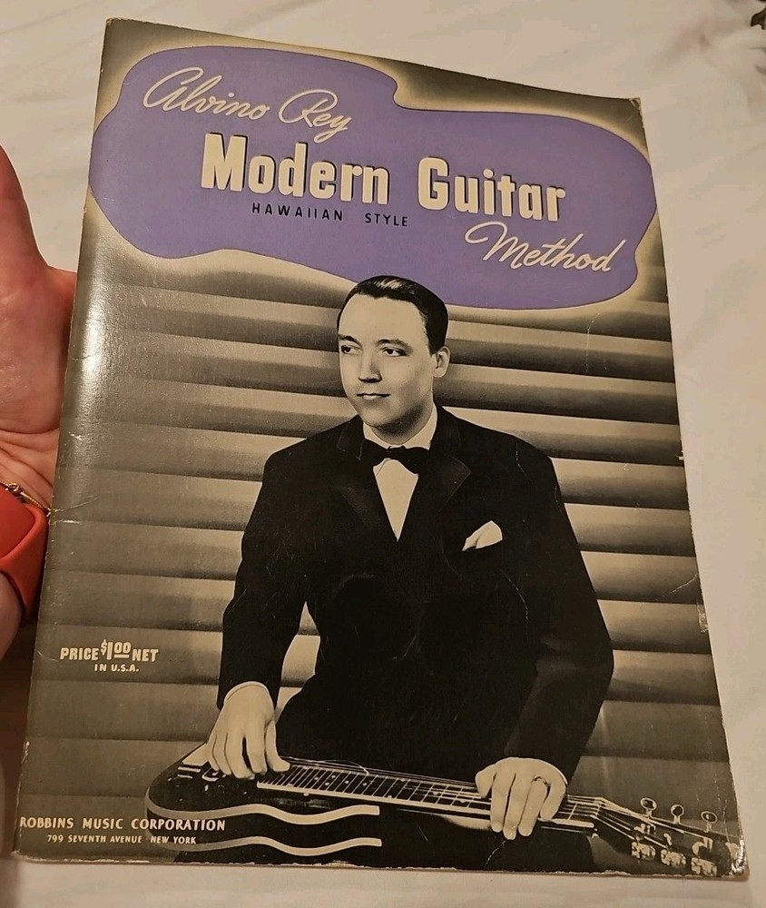 Alvino Rey Robbins Music Book Modern Lap Steel Guitar Method Hawaiian Style 1931