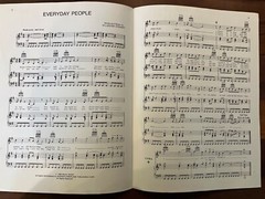 Joan Jett & Blackhearts Everyday People USA Original Sheet Music 9 x 12&Prime;