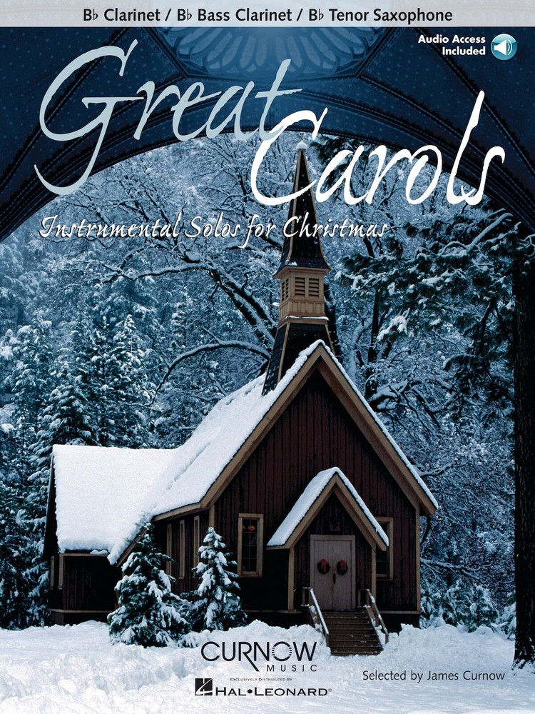 Great Carols Clarinet Solo Christmas Sheet Music Play-Along Book & Online Audio